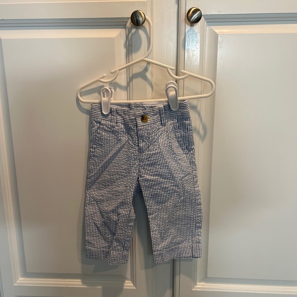 Janie & jack STRIPED SEERSUCKER PANT - Picture 1 of 2